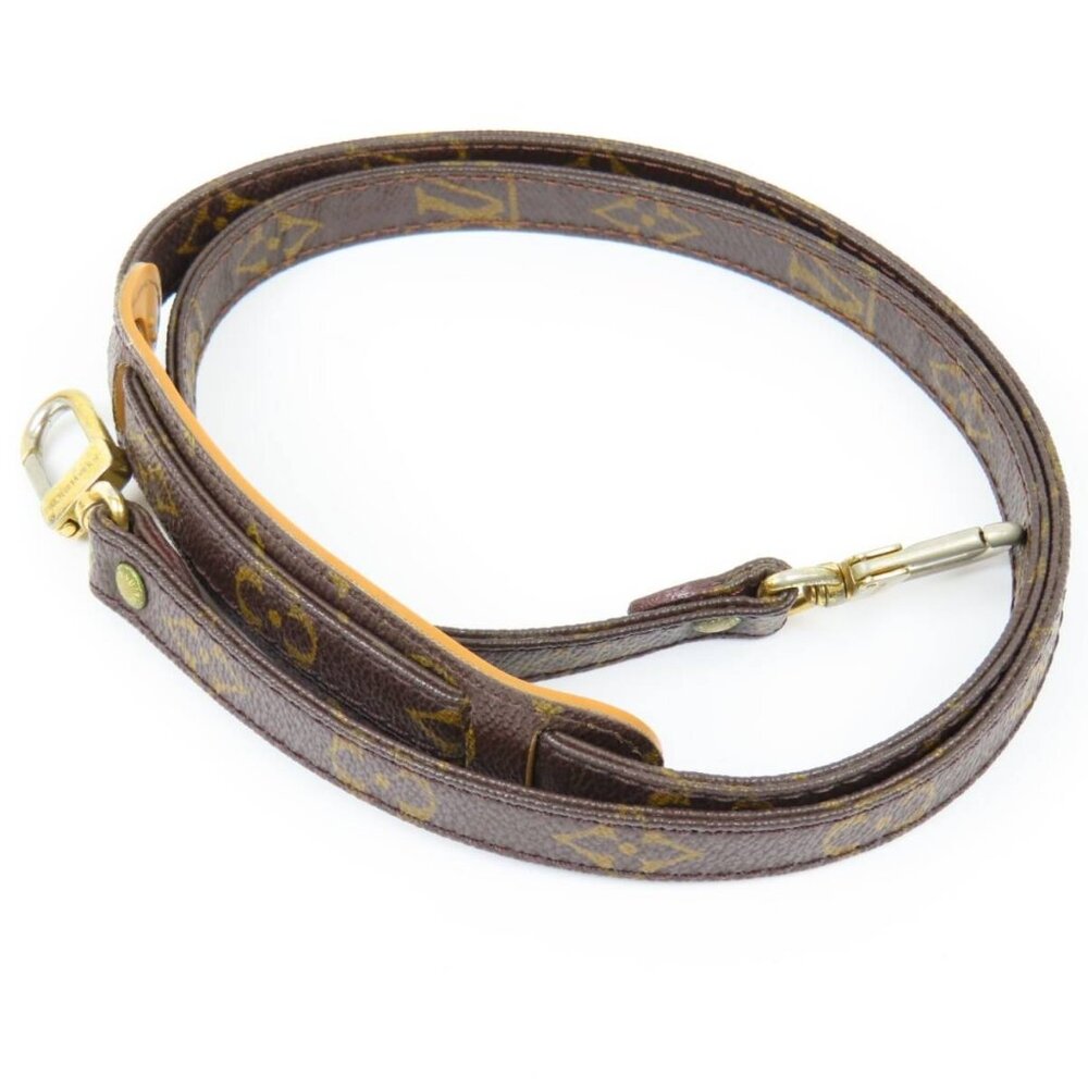 Authentic LOUIS VUITTON Monogram Shoulder Strap Replacement Brown - Picture 1 of 5